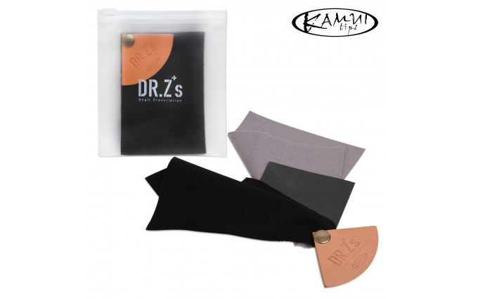 Салфетка для чистки и полировки кия KAMUI Dr.Z Shaft Prescription in Black and Gray