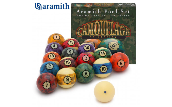 Шары Aramith Camouflage Pool ø57,2мм