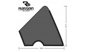 Резина для бортов Rasson U-118 152см 10фт 6шт.