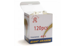 Мячи Giant Dragon Training Silver 1* New (120 шт, бел.) в коробке
