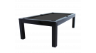 Бильярдный стол для пула Penelope 8 ф (черный) с плитой, со столешницей