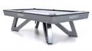 Стол / пул "Rasson Wolf" 9 ф (серый, сланец 25 мм) в комплекте с плитой, аксессуары + сукно